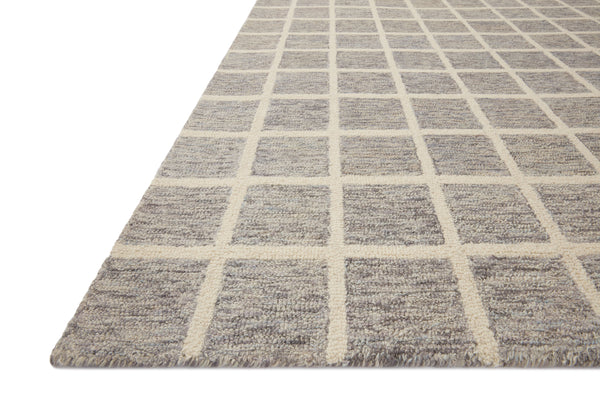 Chris Loves Julia x Loloi Polly Rugs - Slate / Ivory-Blue Hand Home