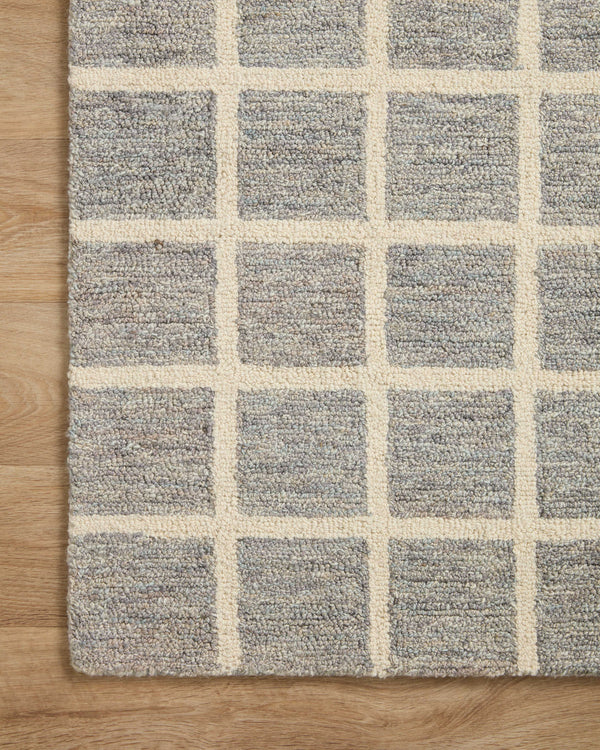 Chris Loves Julia x Loloi Polly Rugs - Slate / Ivory-Blue Hand Home
