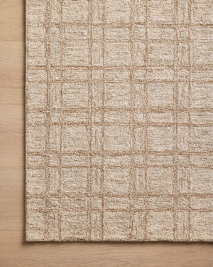 Chris Loves Julia x Loloi Polly Rugs - Khaki / Sand-Blue Hand Home