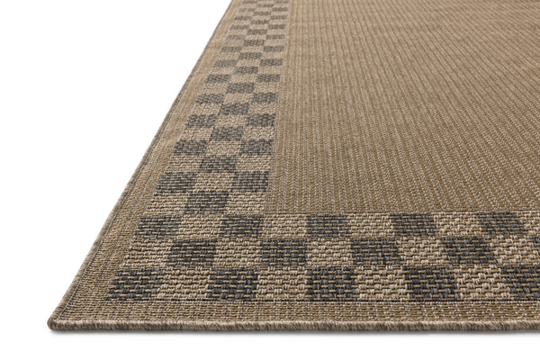 Chris Loves Julia x Loloi Providence Rugs - Natural / Charcoal-Blue Hand Home