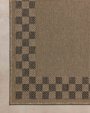 Chris Loves Julia x Loloi Providence Rugs - Natural / Charcoal-Blue Hand Home