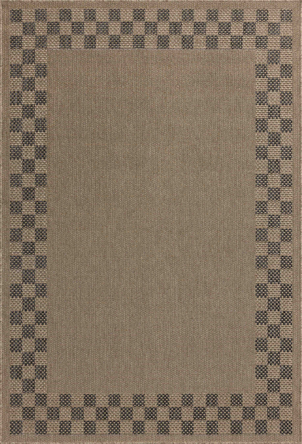 Chris Loves Julia x Loloi Providence Rugs - Natural / Charcoal-Blue Hand Home