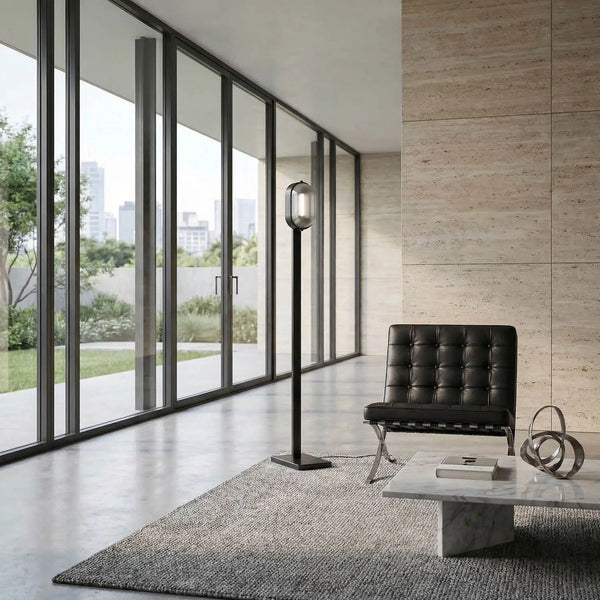Subway Floor Lamp-Noir Furniture-Blue Hand Home