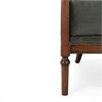 Palmetto Lounge Chair in Solid Hardwood with Handcrafted Details-Blue Hand Home