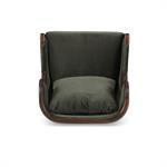 Palmetto Lounge Chair in Solid Hardwood with Handcrafted Details-Blue Hand Home