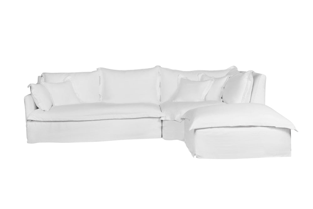 Paloma 3Pc Sectional-Blue Hand Home