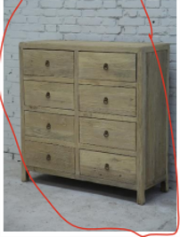 Ellington Chest Drawer-Blue Hand Home