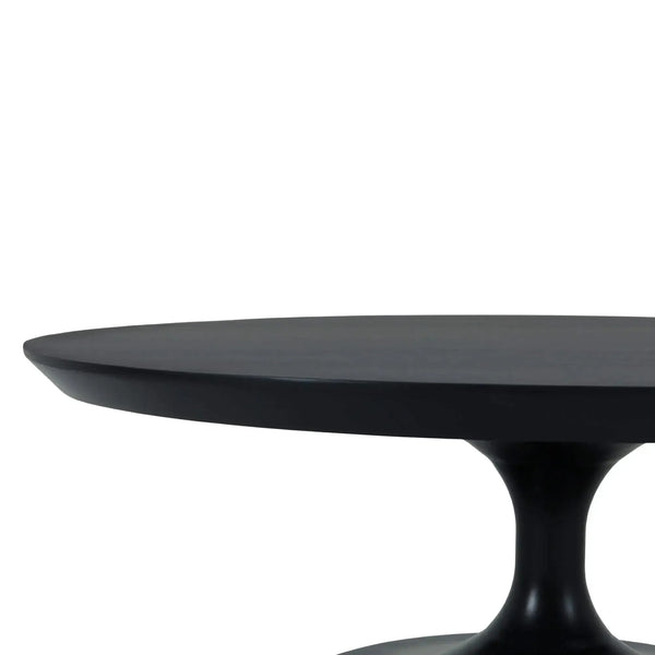 Bramble Pierre Round Coffee Table in Batavia Black-Bramble-Blue Hand Home