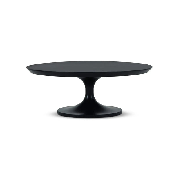 Bramble Pierre Round Coffee Table in Batavia Black-Bramble-Blue Hand Home