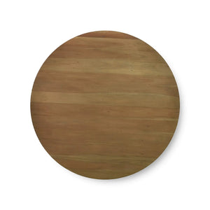 Bramble Pierre Round Dining Table 60'' In Antique French Oak-Bramble-Blue Hand Home