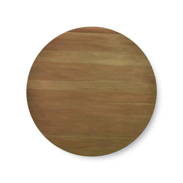 Bramble Pierre Round Dining Table 60'' In Antique French Oak-Bramble-Blue Hand Home