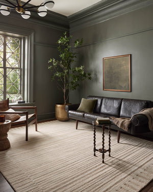 Magnolia Home by Joanna Gaines x Loloi Rae Rug - Natural / Oatmeal-Blue Hand Home