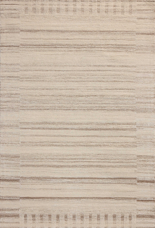 Magnolia Home by Joanna Gaines x Loloi Rae Rug - Natural / Oatmeal-Blue Hand Home