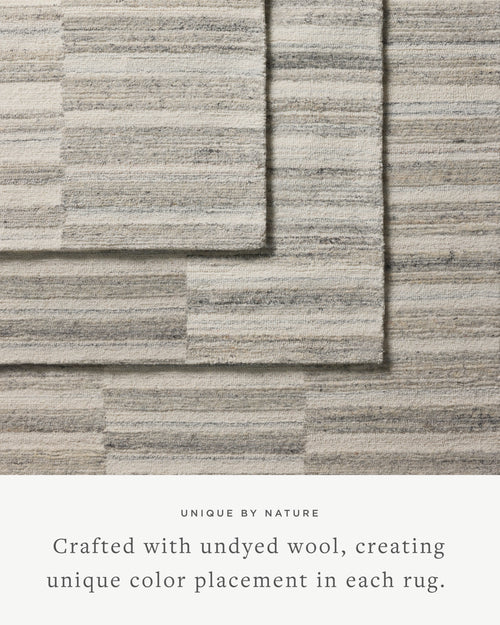 Magnolia Home by Joanna Gaines x Loloi Rae Rug - Stone / Ivory-Blue Hand Home