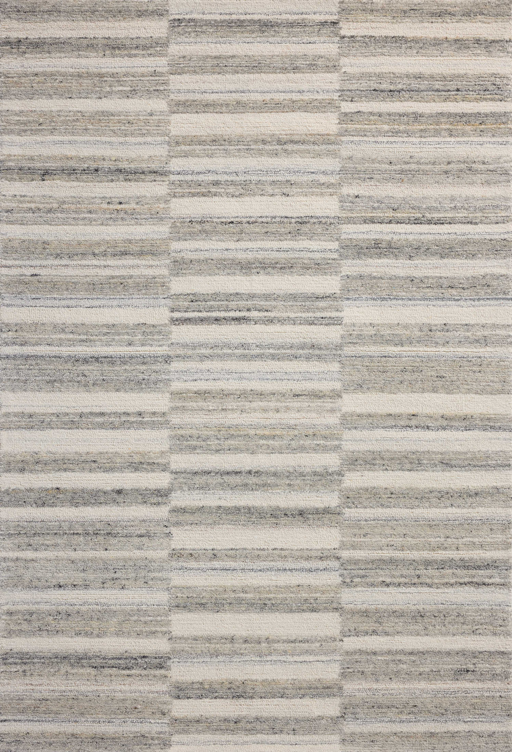 Magnolia Home by Joanna Gaines x Loloi Rae Rug - Stone / Ivory-Blue Hand Home