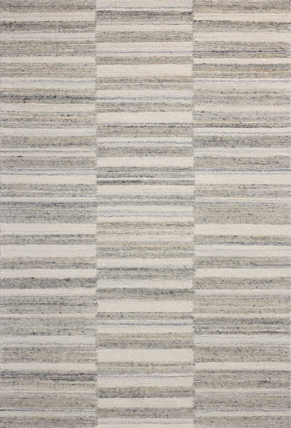 Magnolia Home by Joanna Gaines x Loloi Rae Rug - Stone / Ivory-Blue Hand Home