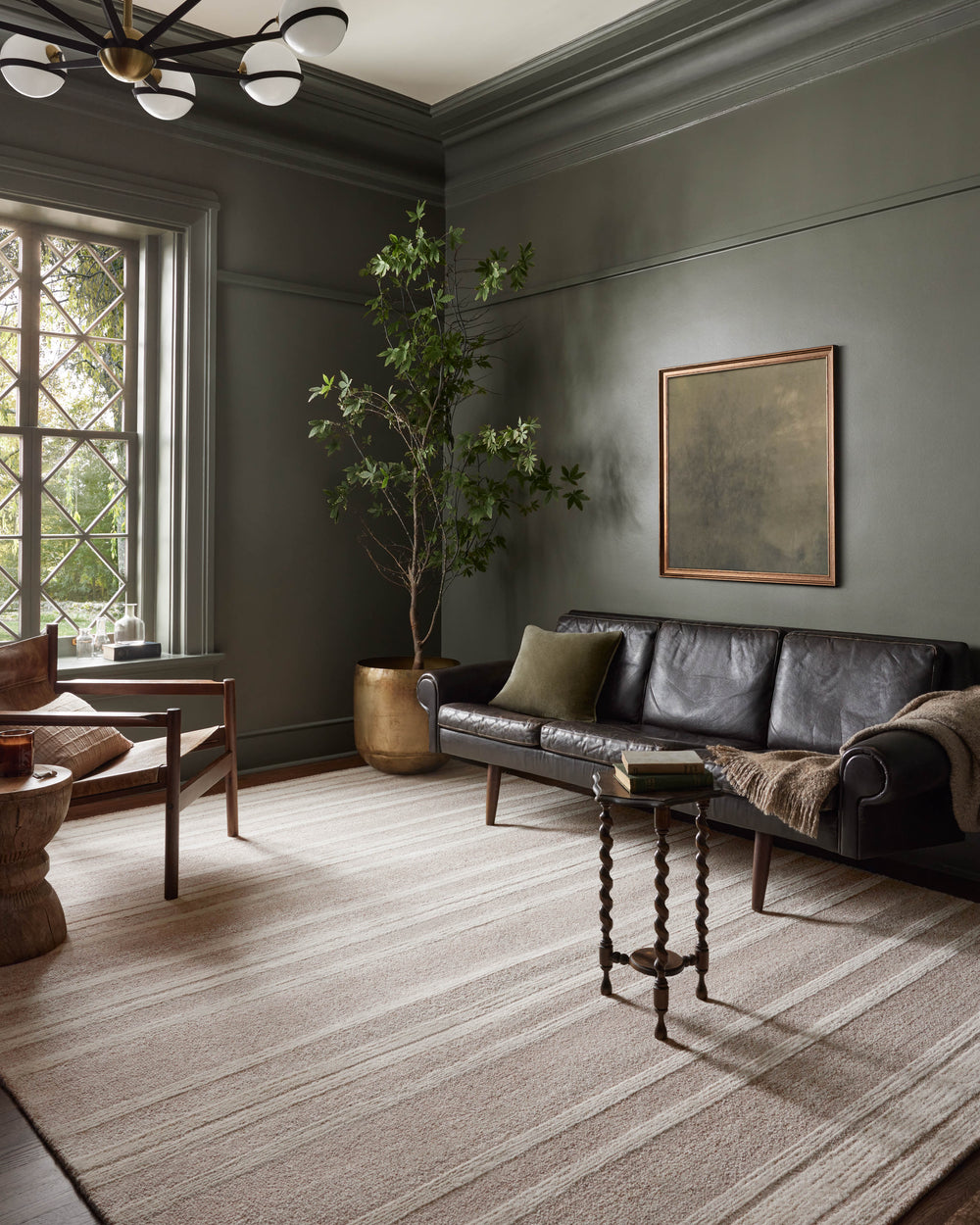 Magnolia Home by Joanna Gaines x Loloi Rae Rug - Clay / Ivory-Blue Hand Home