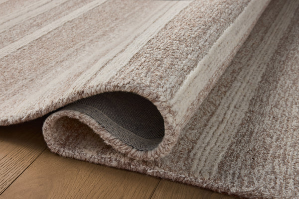 Magnolia Home by Joanna Gaines x Loloi Rae Rug - Clay / Ivory-Blue Hand Home