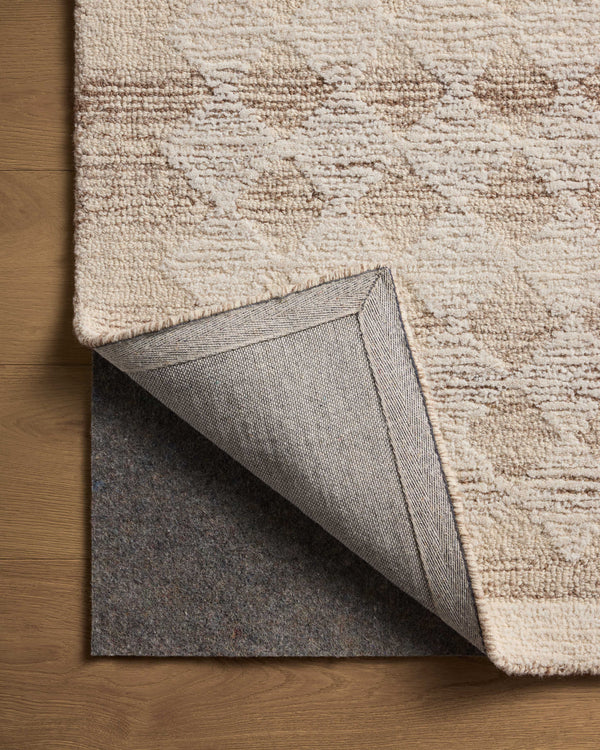 Magnolia Home by Joanna Gaines x Loloi Rae Rug - Natural / Ivory-Blue Hand Home