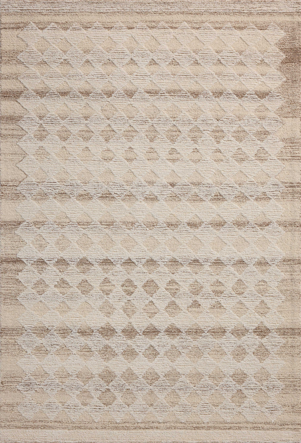 Magnolia Home by Joanna Gaines x Loloi Rae Rug - Natural / Ivory-Blue Hand Home