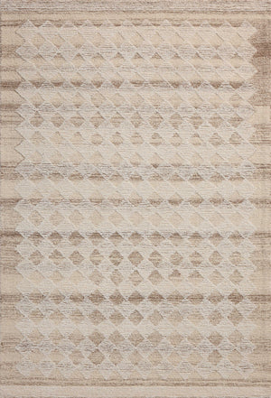 Magnolia Home by Joanna Gaines x Loloi Rae Rug - Natural / Ivory-Blue Hand Home