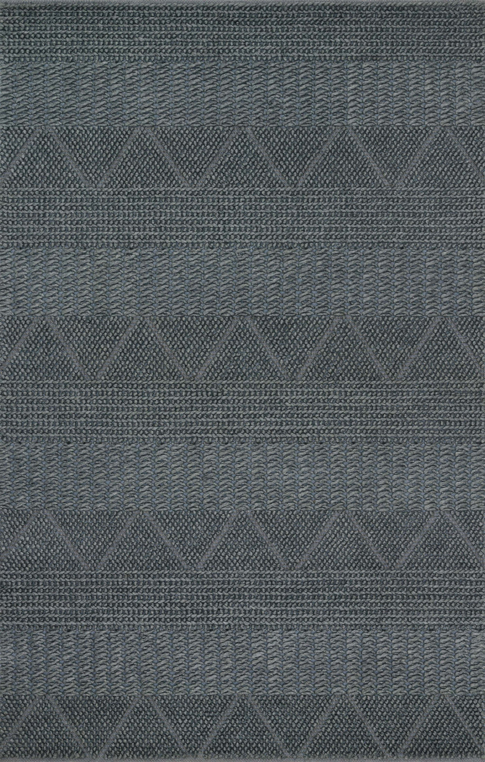 Magnolia Home by Joanna Gaines x Loloi Rowan Rug - Denim-Blue Hand Home