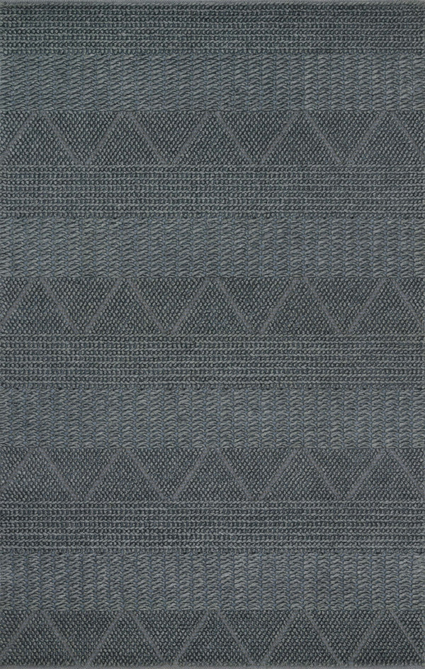 Magnolia Home by Joanna Gaines x Loloi Rowan Rug - Denim-Blue Hand Home