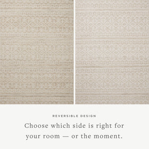 Angela Rose x Loloi Rivers Rugs - Sand / Ivory-Blue Hand Home