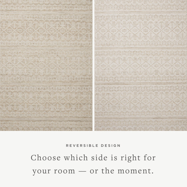 Angela Rose x Loloi Rivers Rugs - Sand / Ivory-Blue Hand Home