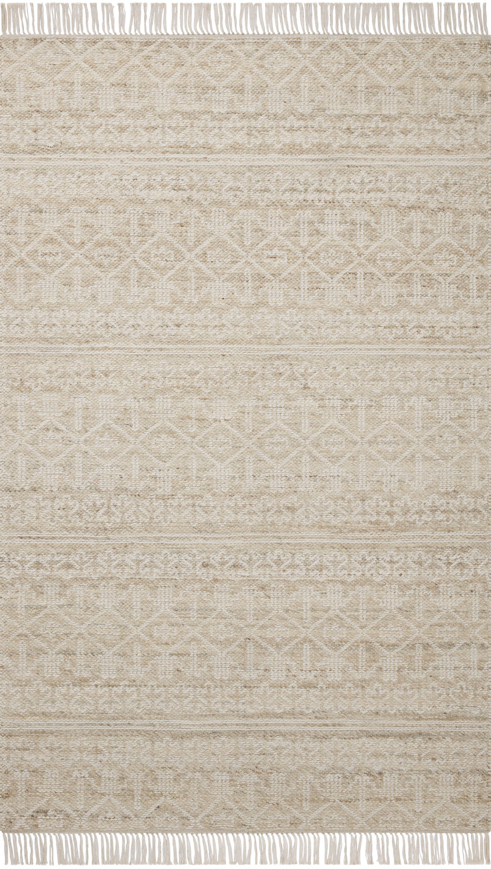 Angela Rose x Loloi Rivers Rugs - Sand / Ivory-Blue Hand Home