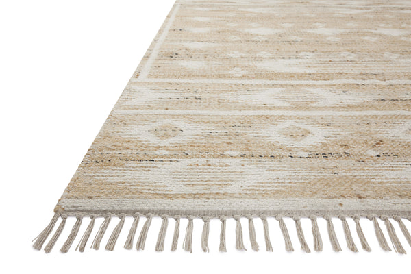 Angela Rose x Loloi Rivers Rugs - Natural / Ivory-Blue Hand Home