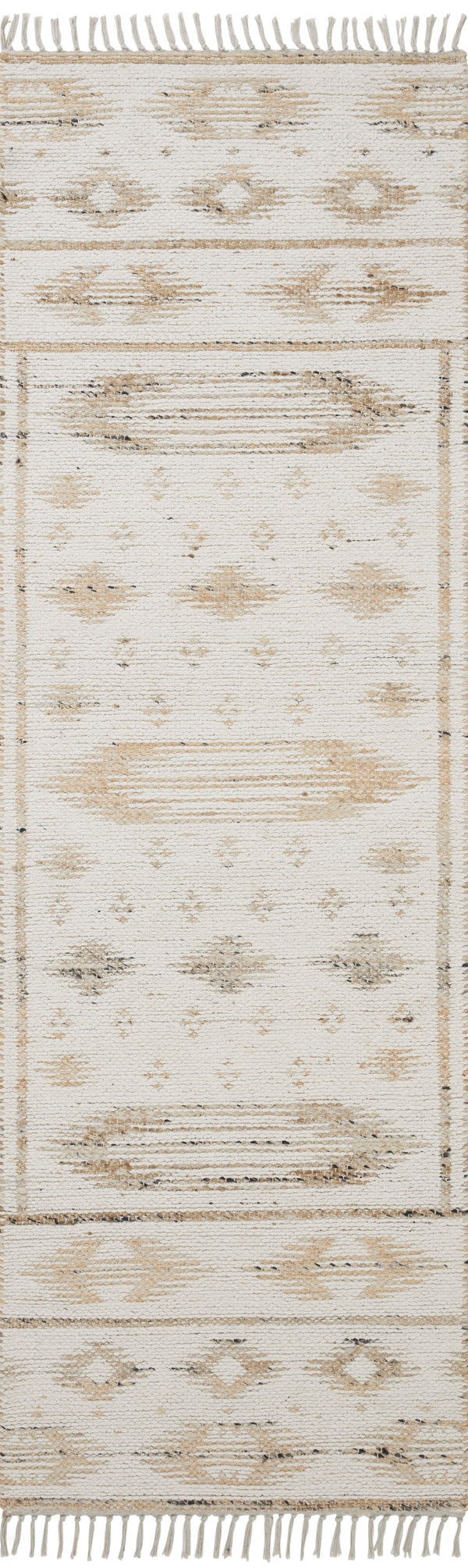 Angela Rose x Loloi Rivers Rugs - Natural / Ivory-Blue Hand Home