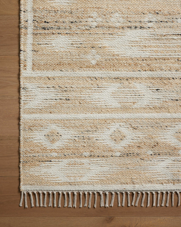 Angela Rose x Loloi Rivers Rugs - Natural / Ivory-Blue Hand Home