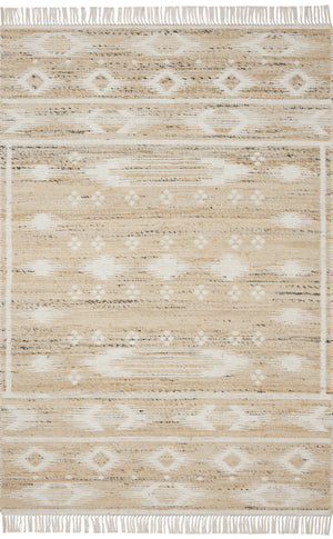 Angela Rose x Loloi Rivers Rugs - Natural / Ivory-Blue Hand Home