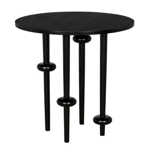 Sue Ellen Side Table, RO, Black - 28x28x28-Blue Hand Home