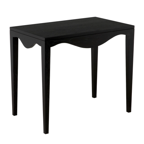 Elaine Side Table, RO, Black - 30x18x26-Blue Hand Home