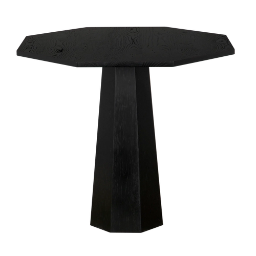 Oscar Table, RO, Black - 36x36x30-Blue Hand Home