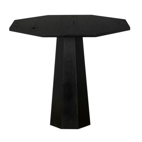 Oscar Table, RO, Black - 36x36x30-Blue Hand Home