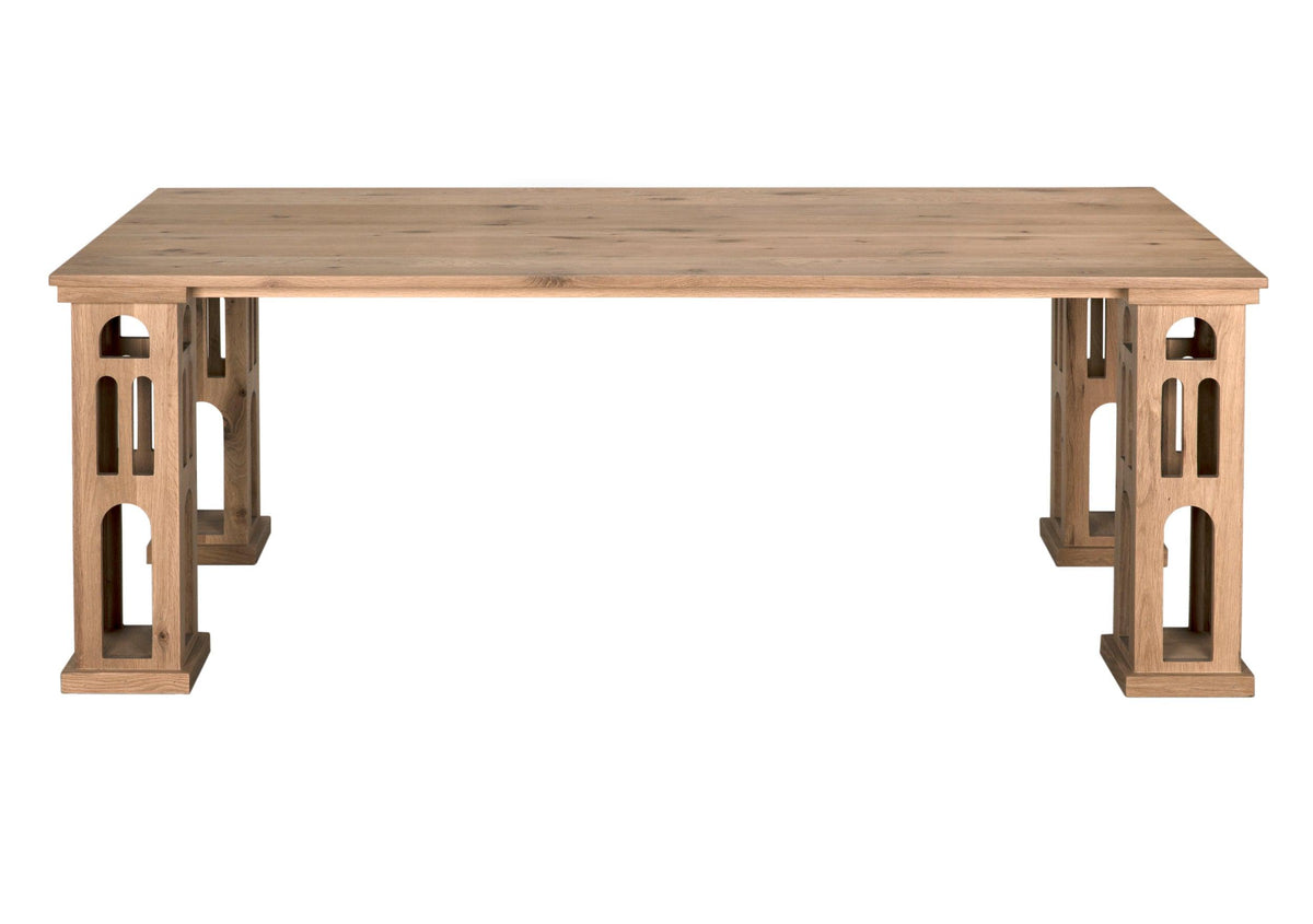 Dolly Dining Table, RO, Chai - 108x44x30-Blue Hand Home