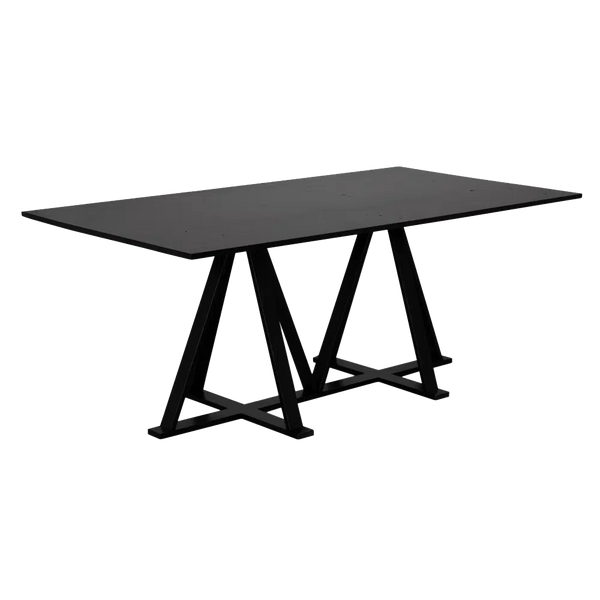 Ricky Dining Table, RO, Black - 76x40x30-Blue Hand Home