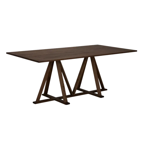Ricky Dining Table, RO, Whiskey - 76x40x30-Blue Hand Home