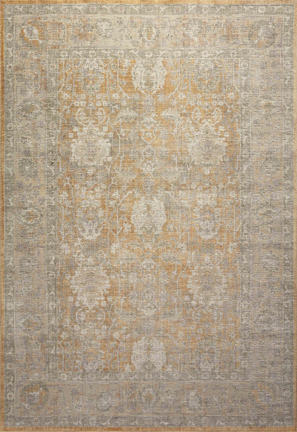 Chris Loves Julia x Loloi Rosemarie Rugs - Gold / Sand-Blue Hand Home