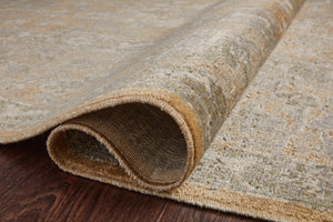 Chris Loves Julia x Loloi Rosemarie Rugs - Gold / Sand-Blue Hand Home