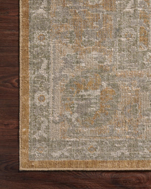 Chris Loves Julia x Loloi Rosemarie Rugs - Gold / Sand-Blue Hand Home