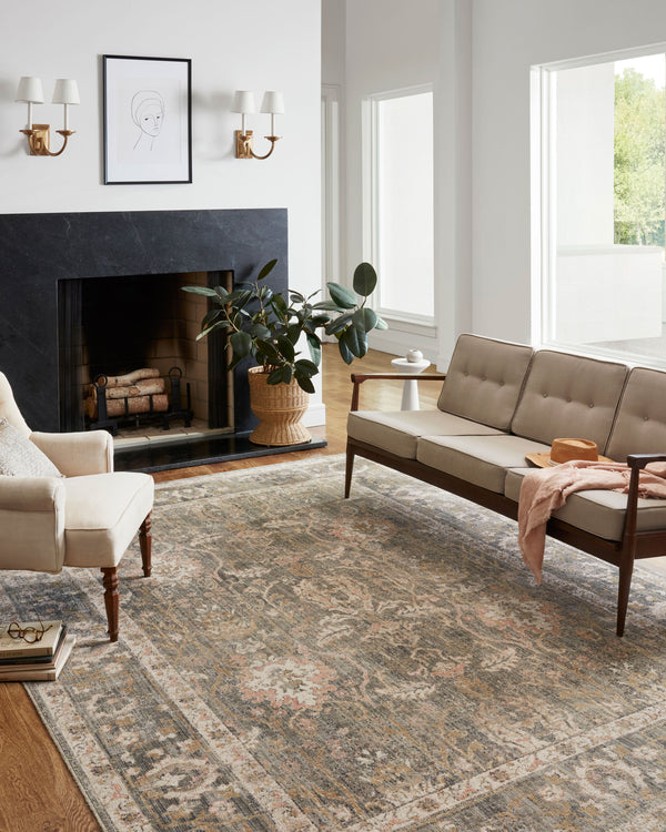 Chris Loves Julia x Loloi Rosemarie Rugs - Sage / Blush-Blue Hand Home