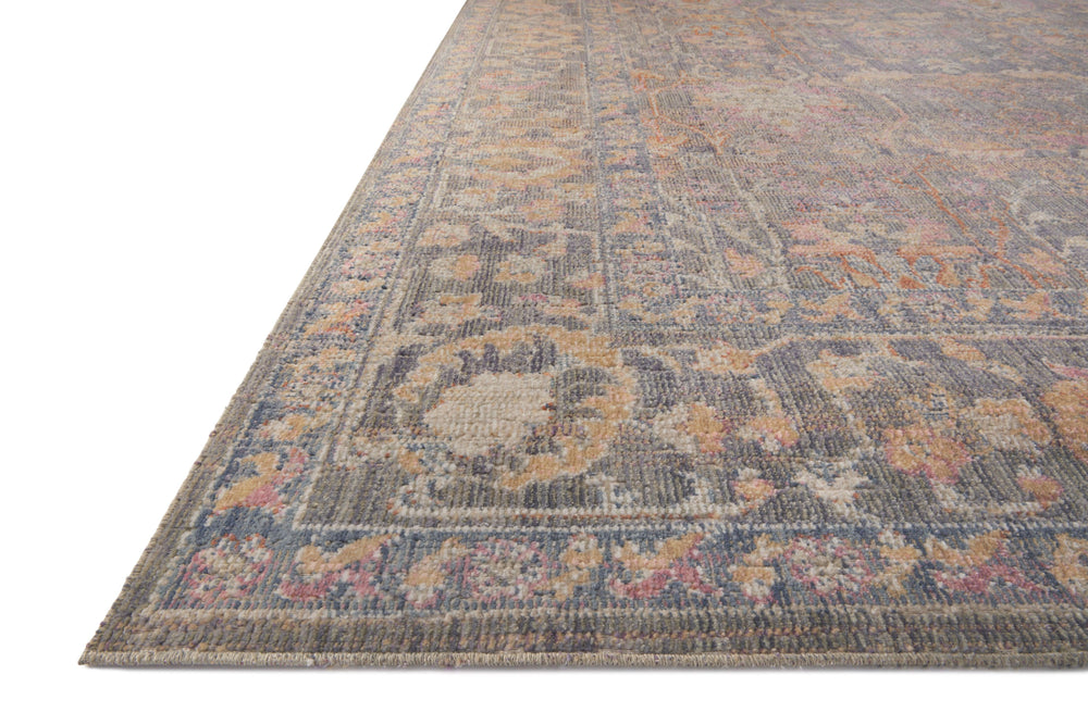 Chris Loves Julia x Loloi Rosemarie Rugs - Stone / Multi-Blue Hand Home
