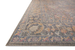 Chris Loves Julia x Loloi Rosemarie Rugs - Stone / Multi-Blue Hand Home