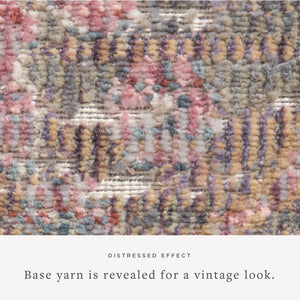 Chris Loves Julia x Loloi Rosemarie Rugs - Stone / Multi-Blue Hand Home