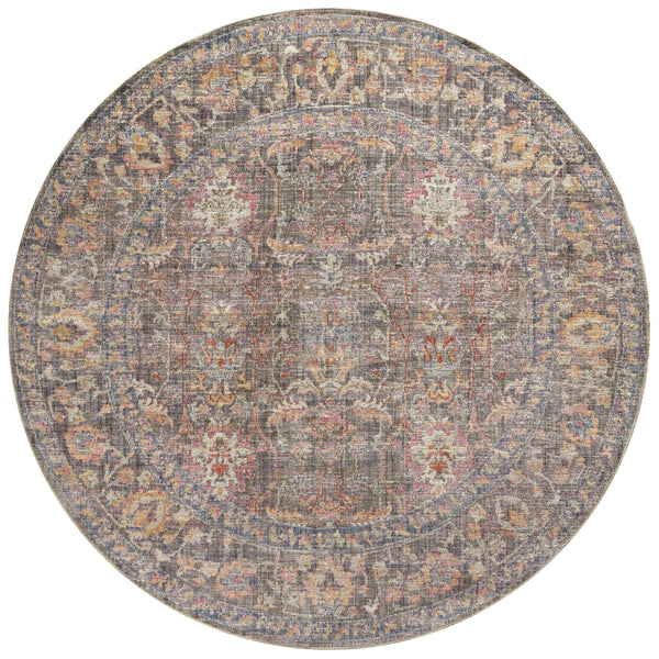 Chris Loves Julia x Loloi Rosemarie Rugs - Stone / Multi-Blue Hand Home