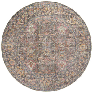 Chris Loves Julia x Loloi Rosemarie Rugs - Stone / Multi-Blue Hand Home
